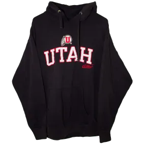 Vintage Embroidered UTAH Pro Sports Hoodie Black (XL)