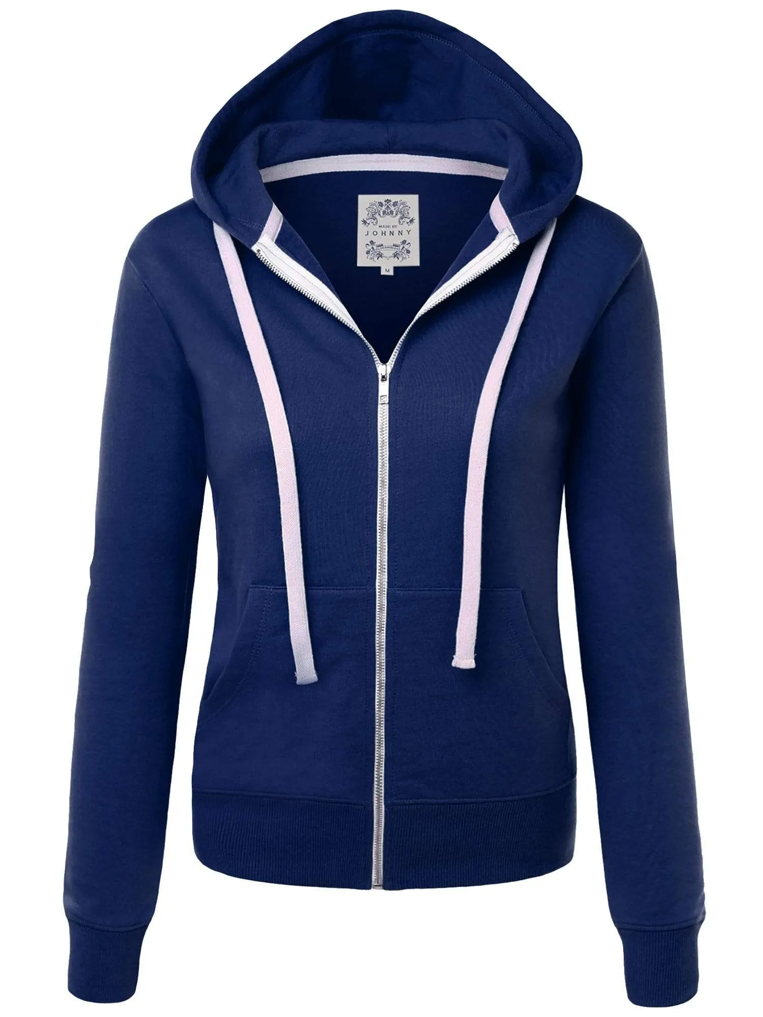 Women's Active Casual Zip-up Hoodie Long Sleeve Lightweight Sweatshirt