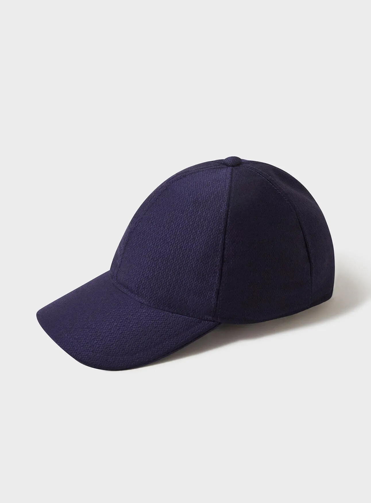 Wool/Cotton Flannel Navy Baseball Cap